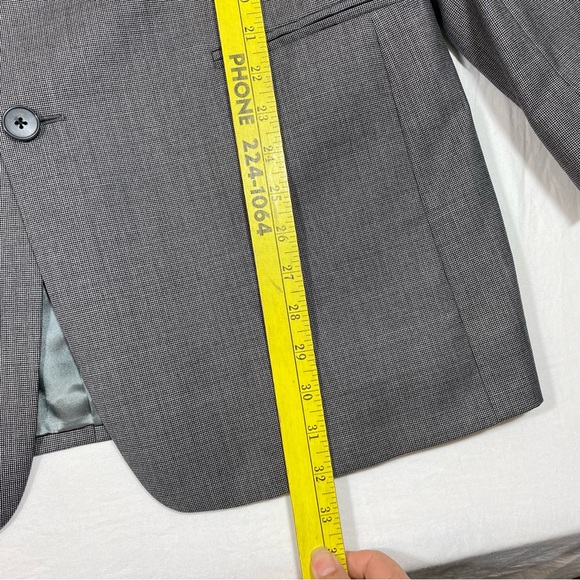 Murano Wool Jacket Blazer Gray Made in Italy 42R 3 button Closure Sports… - Picture 5 of 16